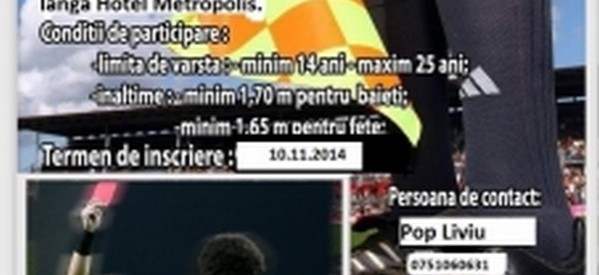 AJF Bistriţa-Năsăud organizează cursuri gratuite pentru cei care vor să devină arbitri AJF Bistriţa-Năsăud organizează cursuri gratuite pentru cei care vor să devină arbitri