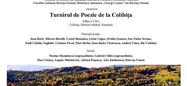 Turnirul de poezie de la Colibița, la ediția a VII-a Turnirul de poezie de la Colibița, la ediția a VII-a